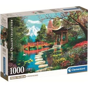 Clementoni Пъзел Clementoni от 1000 части - Градина в Хоншу (39910)