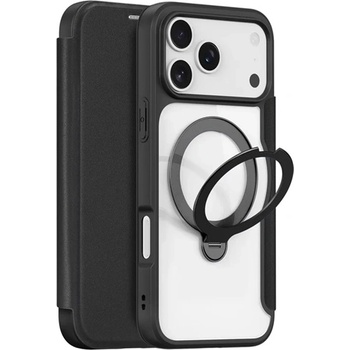 Dux Ducis Калъф за iPhone 17 Pro Max DUX DUCIS SKIN X PRO с кожен ефект FLIP, MagSafe, черен GP-173329 (GP-173329)