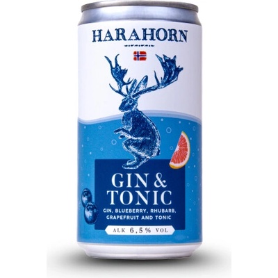 Harahorn Gin & Tonic 6,5% 0,25 l (plech)