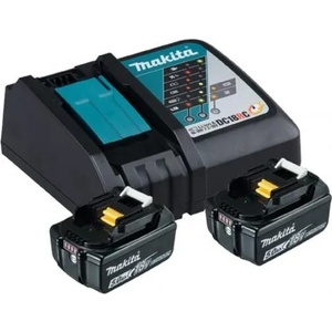 Makita Батерия Li-Ion комплект за електроинструменти със зарядно 6 Ah, 18 V, 2 бр. Makita BL1860 Set