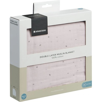 KikkaBoo Двупластово одеяло от муселин KikkaBoo - Hedge-hugs, 100 х 100 cm (31103010086)
