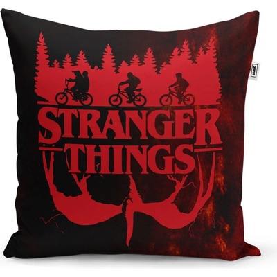 Sablio Polštář Stranger Things Red 40x40 – Zboží Mobilmania