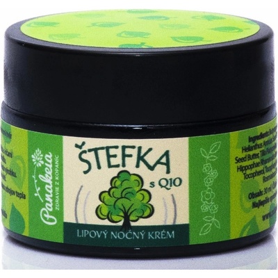 Panakeia Štefka Lipový nočný krém s Q10 30 ml