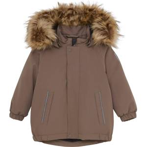 Color Kids Детско зимно яке Color Kids Baby's Parka with Fake Fur Winter jacket - Fossil - размер 80 (EU) (703-5757-0112)