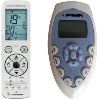 General Ferroli Climatizazione DG11E1 - луксозно с подсветка дистанционно управление (Ferroli Climatizazione DG11E1)