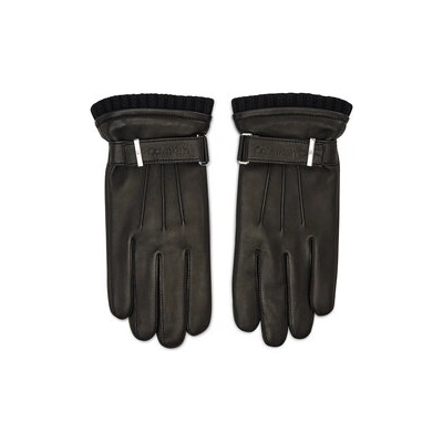 Calvin Klein Мъжки ръкавици Leather Rivet Gloves K50K507425 Черен (Leather Rivet Gloves K50K507425)