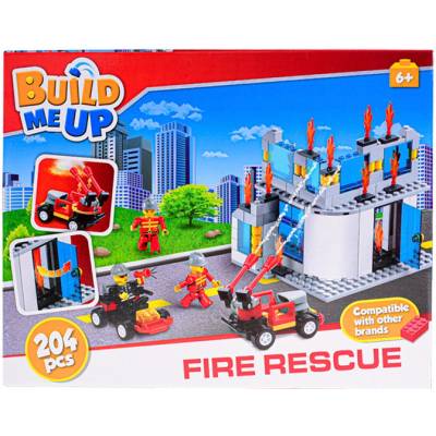 BuildMeUp stavebnica - Fire rescue 204 ks