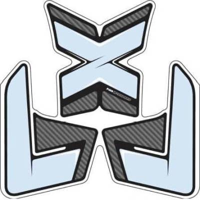 Tankpad PUIG SPECIFIC 8439C karbonový vzhled s boční částí