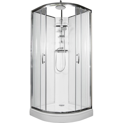 ARTTEC BRILIANT 90 x 90 cm - Termo sprchový box model 6 grape sklo PAN04623