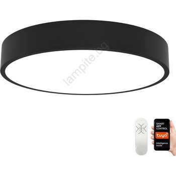 Immax 07203L-LED Димируем плафон RONDATE 65W/230V Tuya black + д. у (IM1304)