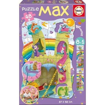 Educa Princezny a rytíři MAX 48 dílků