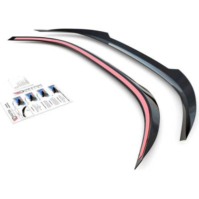 Maxton Design predĺženie spojlera pre BMW rad 8 Gran Coupe G16 M-Pack, čierny lesklý plast ABS