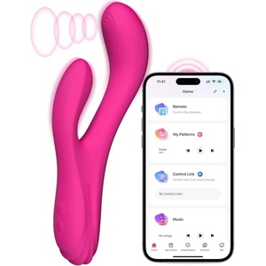Lovense Затоплящ пулсиращ рабит вибратор с APP Lovense Osci 3