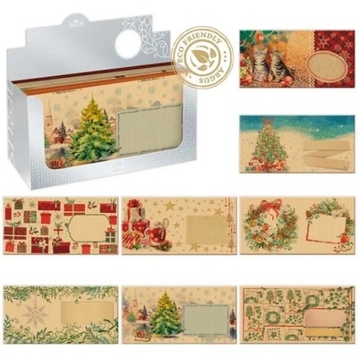 Argus Vánoční obálka DL - NATUR s potiskem - 1083-V004 – Zboží Dáma