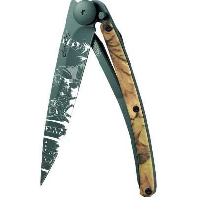 Deejo 1GM028 Tattoo BLACK BROWN CAMO Ultraľahký s hliníkovou rúčkou