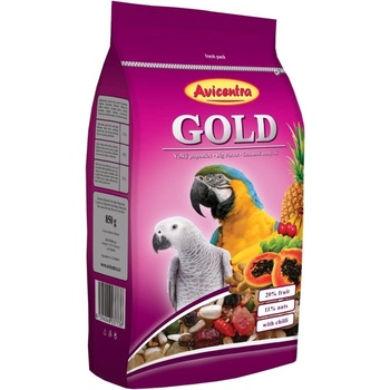 Avicentra Gold Velký papoušek 850 g