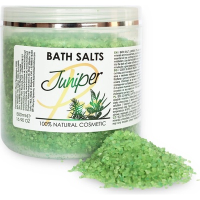 Hristina prírodná soľ do kúpeľa Juniper 500 ml