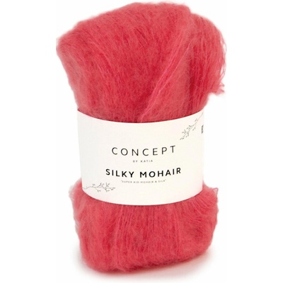 SILKY MOHAIR Katia Farby SILKY MOHAIR: 111 koralovo ružová