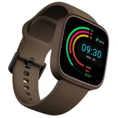 Edge Brown, 1.72" HD Display, Powered by Dual Core, Aerospace-Grade Ultra Light Aluminum Frame, Bluetooth Call, 3D User Interface, 1ATM Waterproof, 24/7 True Heart Rate & Blood Oxyge (6972576182463)