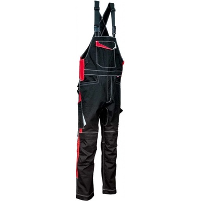 Cofra kalhoty s laclem REDONDA Černo/červená