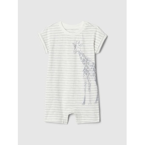 GAP Baby памучен гащеризон GAP GAP | Siv | Момчешки | 68-80