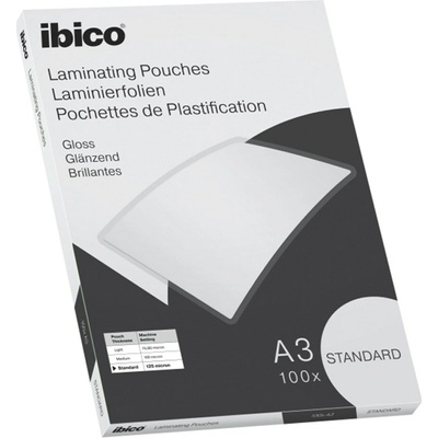 Laminovací fólie IBICO A/3 303 × 426 mm, 125 mikronů, lesklá, 100 kusů v roli, 627313 – Hledejceny.cz