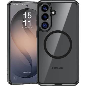 Image 1 of Benks Хибриден удароустойчив кейс с Qi2 за Samsung Galaxy S26 Plus - Benks Magnetic Crystal Case (черен-прозрачен) (0049)