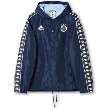 Kappa Men's Banda Water Resistant Half Zip Rain Anorak - Blue/White GPT
