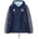 Kappa Men's Banda Water Resistant Half Zip Rain Anorak - Blue/White GPT