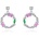 Silenti Jewelry Сребърни обеци "Колорит