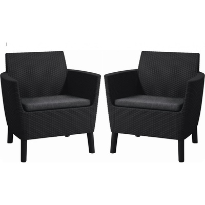 Keter Salemo Duo Set grafit 2 ks
