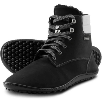 Leguano Icebare kotníčkové zateplené barefoot boty brown