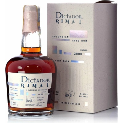 Dictador Rima Port Cask 22y 2000 43% 0,7 l (karton)