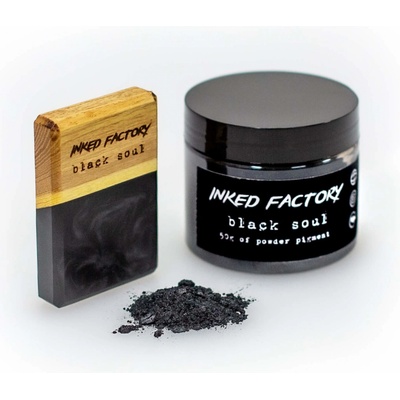 Inked Factory metalický pigment black soul 50 g