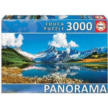 EDUCA Panoramatické Bernský hřeben nad jezerem Bachalpsee Švýcarsko 3000 dielov