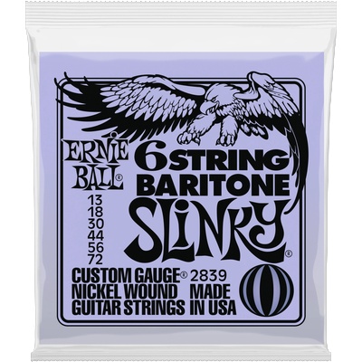 Ernie Ball 2839 Baritone Slinky Струни за електрическа китара (P02839)