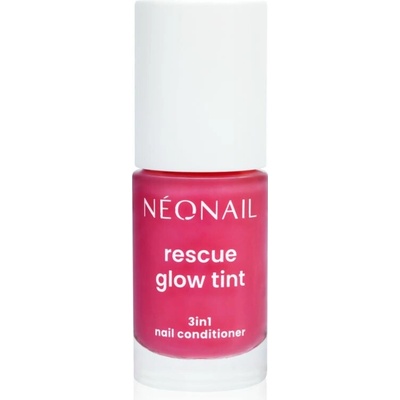 NEONAIL Rescue Glow Tint 3in1 Nail Conditioner pečující lak na nehty odstín Magenta Pink 7.2 ml