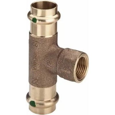 viega Sanpress T-kus s vnitřním závitem 2217.2 22 x 1/2" x 22 mm, 115944