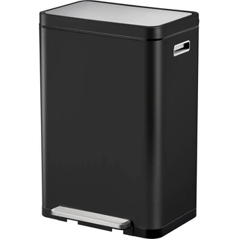 EKO 30 л черен кош за отпадъци с педал EKO от серия X-CUBE (EKO936830Black)