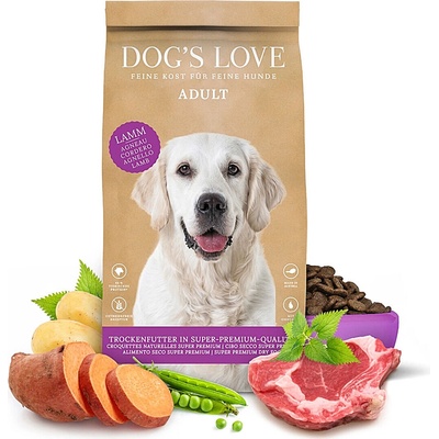 Dog's Love Jahňa s batatmi a mätou 2 kg