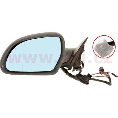 ACI zp. zrcátko el. ovládané vyhřívané,17 pin, side assist, pro lak, paměť,sklápění, asferické,osvětlení pod zrcátkem, směrovka L 0341817