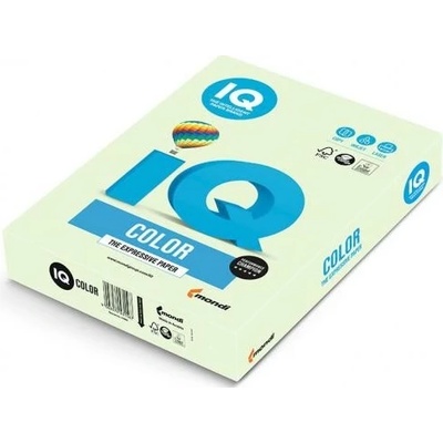 IQ Color barevný papír A4 80g pastelová světle zelená GN27 500 ks