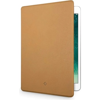Twelve South SurfacePad - дизайнерски луксозен кожен калъф с поставка за iPro 12.9, iPad Pro 12.9 (2017) (кафяв)