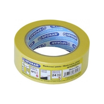 Spokar maskovacia páska interiérová 30 mm x 50 m 24h/60°C