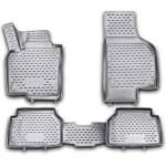 LEMENT Element 3D rubber floor mats suitable for VW Tiguan MK1 | 2007-2018 | 100% custom-fit all-weather floor mats made of TPE, high edge, waterproof, non-slip, odorless - EXP. NLC. 3D. 51.21. 210kh (EXP.NL