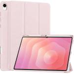 Techsuit Калъф Techsuit Flex Trifold (с държач за писалка) - Samsung Galaxy Tab S12 Plus - Розов