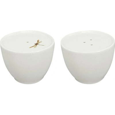 by inspire Porcelánová souprava sůl pepř Vážka zelená hnědá
