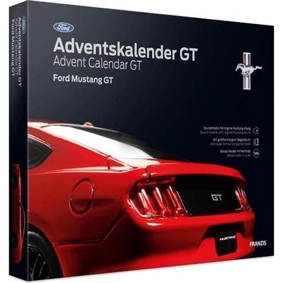 Adventný kalendár Franzis adventný kalendár Ford Mustang GT so zvukom 1:24 55111