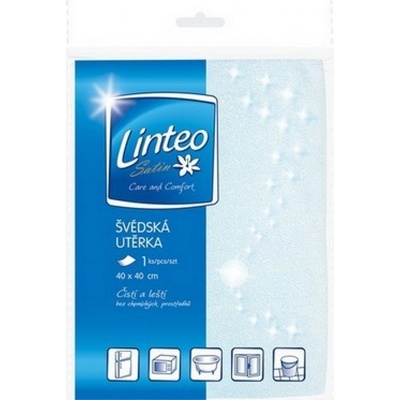 Linteo Satin švédská utierka na obloky a zrkadlá 40 x 30 cm 1 ks