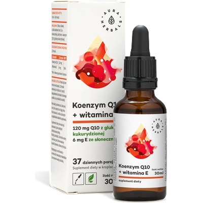 Aura Herbals Коензим Q10 + Витамин Е 30 ml капки | Aura Herbals (10894 AH)